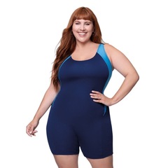 Maiô Macaquinho Selene Clássico Plus Size Feminino - Foto 1