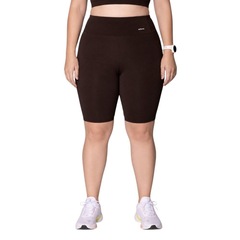 Bermuda Selene Básica Fitness Plus Size Feminina - Foto 1