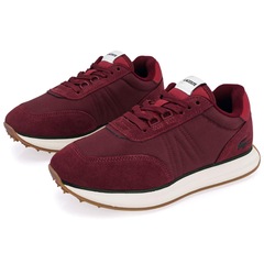 Tênis Lacoste L-Spin Bordô Masculino - Foto 3