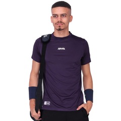 Camiseta Ama Sport Tech Roxa - Masculino - Foto 2