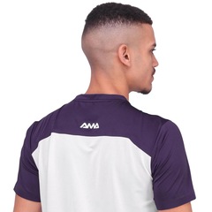 Camiseta Ama Sport Tech Roxa - Masculino - Foto 5