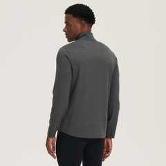 Blusa Masculina Manga Longa 1/2 Zíper Sport Essentials - Foto 3