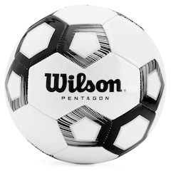 Bola De Futebol Unissex Wilson Pentagon Tam 4 - Foto 1