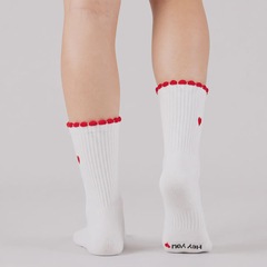 Kit Meia Adidas Gráfica - 3 Pares - Feminino - Foto 3