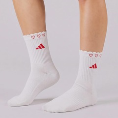Kit Meia Adidas Gráfica - 3 Pares - Feminino - Foto 4