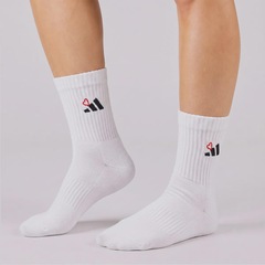 Kit Meia Adidas Gráfica - 3 Pares - Feminino - Foto 6