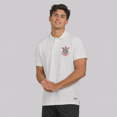 Camisa Polo do Corinthians SCCP Escudo Masculina - Foto 1