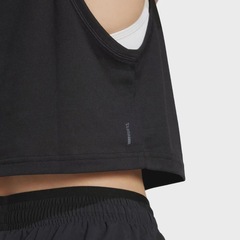 Camiseta Regata Feminina adidas Boxy Treino Train Essentials - Foto 4