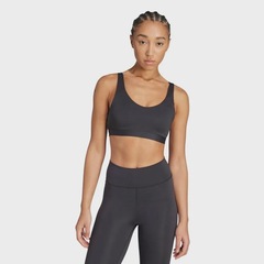 Top adidas All Me Essentials Suporte Medio Feminino - Foto 3