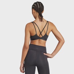 Top adidas All Me Essentials Suporte Medio Feminino - Foto 4