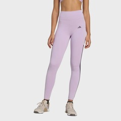 Calça Legging adidas Optime 3 Listras Feminina - Foto 1