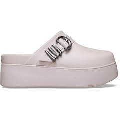 Sandália Crocs Dylan Platform Boho Buckle Clog Cocoa Cream - Unissex - Foto 1
