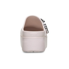 Sandália Crocs Dylan Platform Boho Buckle Clog Cocoa Cream - Unissex - Foto 6