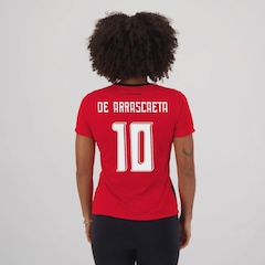 Camisa do Flamengo Shout 10 De Arrascaeta Feminina - Foto 1