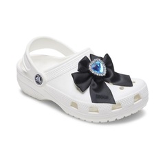 Jibbitz™ Crocs Mega Laço Preto Com Gemas Único - Unissex - Foto 3