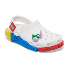 Jibbitz™ Crocs Lego Flor Broto Roxa Único - Unissex - Foto 3