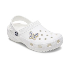 Jibbitz™ Crocs Borboleta Dourada Com Gemas Único - Unissex - Foto 2