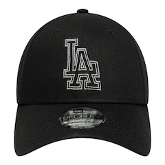 Boné Adulto New Era Metallic Outline 940 Los Angeles Dodgers Aba Curva - Foto 1