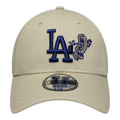 Boné Adulto New Era Food Icon 940 Los Angeles Dodgers Aba Curva - Foto 1