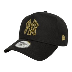 Boné Adulto New Era Metallic Outline Eframe New York Yankees Aba Curva - Foto 2