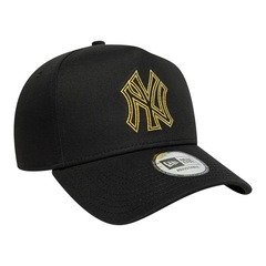 Boné Adulto New Era Metallic Outline Eframe New York Yankees Aba Curva - Foto 3