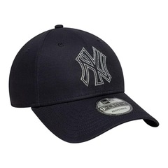 Boné Adulto New Era Metallic Outline 940 New York Yankees Aba Curva - Foto 3