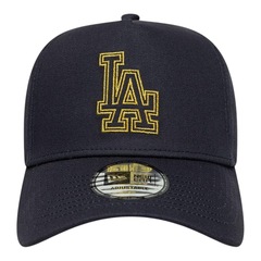 Boné Adulto New Era Metallic Outline Eframe Los Angeles Dodgers Aba Curva - Foto 1