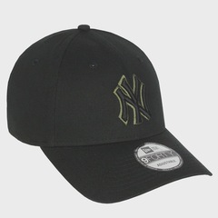 Boné Adulto New Era 9Forty Team Outiline New York Yankees Aba Curva - Foto 3