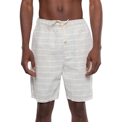Bermuda Passeio HD Linen Strip Masculina - Foto 1