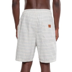 Bermuda Passeio HD Linen Strip Masculina - Foto 2