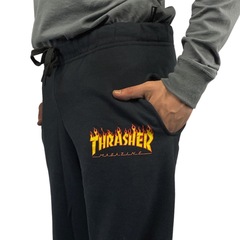 Calça Thrasher Flame Mini Logo Masculina - Foto 2