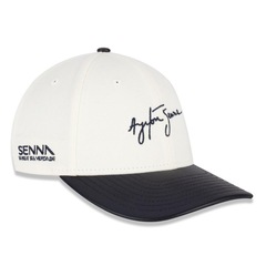 Bone New Era 9FORTY M-Crown Ayrton Senna Azul New Era Masculino - Foto 3