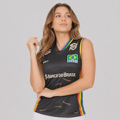 Camiseta Regata Vôlei Brasil LGBT 2026 Volt Feminina - Foto 3