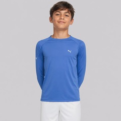Camiseta Manga Longa Puma UV50+ Infantil - Foto 1