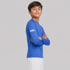 Camiseta Manga Longa Puma UV50+ Infantil - Foto 2