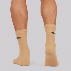 Kit 3 Pares de Meia Cano Alto adidas Linear Crew - Foto 4
