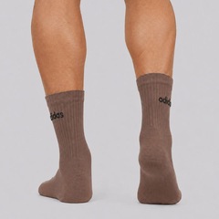 Kit 3 Pares de Meia Cano Alto adidas Linear Crew - Foto 6