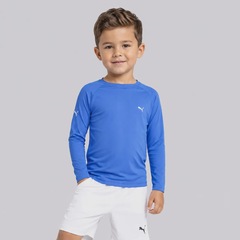 Camiseta Manga Longa Puma UV50+ Infantil - Foto 1