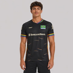 Camisa do Brasil Vôlei CBV 2026 Lgbt Volt Masculina - Foto 1