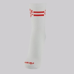 Meia Cano Alto do Vitória Mini Logo Masculina - Foto 3