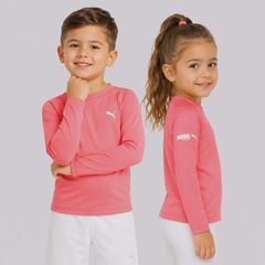 Camiseta Manga Longa Puma UV50+ Infantil - Foto 2