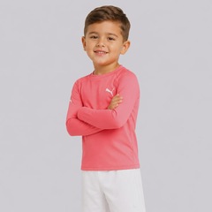 Camiseta Manga Longa Puma UV50+ Infantil - Foto 3