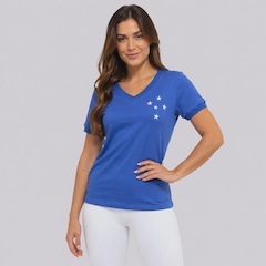 Camisa do Cruzeiro Retrô 1976 Feminina - Foto 1