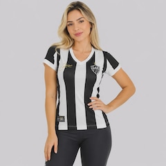 Camisa do Atlético Mineiro Retrô 1983 Éder Feminina - Foto 1