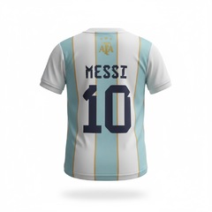 Camisa Argentina Balboa Dry Messi 10 - Infantil - Foto 4