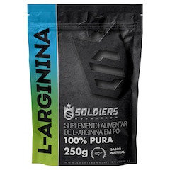 Arginina 250g 100% Pura Importada - Soldiers Nutrition - Foto 4