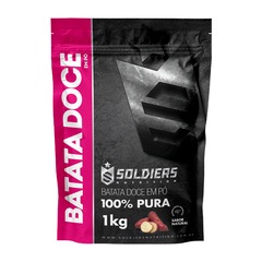 Batata Doce Desidratada 1kg 100% Pura Soldiers Nutrition Suplemento Esportivo Performance Saúde - Foto 1