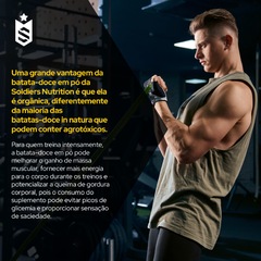 Batata Doce Desidratada 1kg 100% Pura Soldiers Nutrition Suplemento Esportivo Performance Saúde - Foto 6