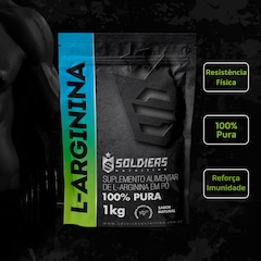 Arginina - 100% Pura Importada - Soldiers Nutrition Tamanho: 1kg - Foto 3