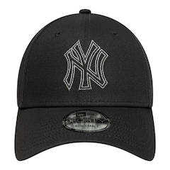 Boné Adulto New Era Metallic Outline 940 New York Yankees Aba Curva - Foto 1